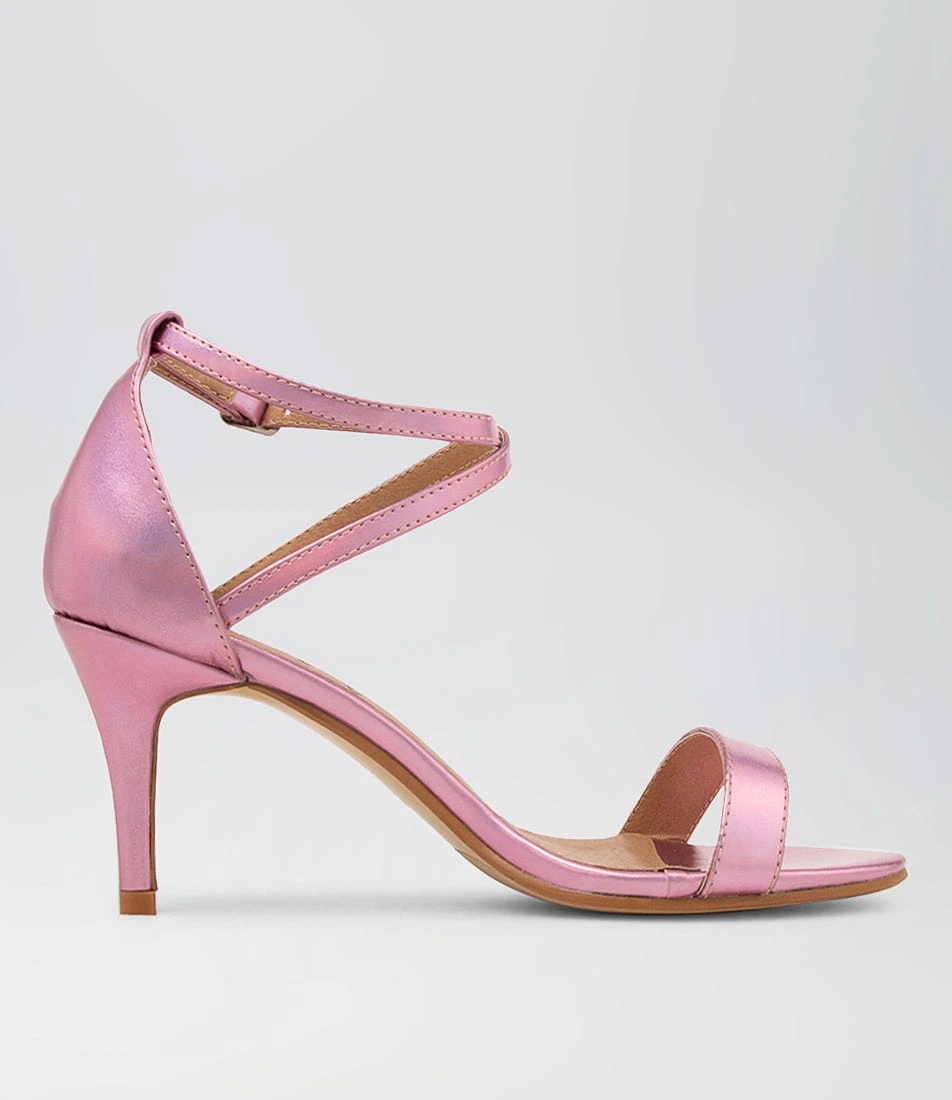 Carna Pink Metallic Sandals 5 Carna Pink Metallic Sandals - Image 3