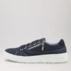 Izzar Navy Recycled Canvas Sneakers -Lynx Shoes Shop IL11880DBYC2 2