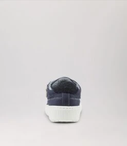 Izzar Navy Recycled Canvas Sneakers -Lynx Shoes Shop IL11880DBYC2 5