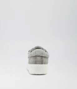 Izzar Grey Recycled Canvas Sneakers -Lynx Shoes Shop IL11880GRYC2 5