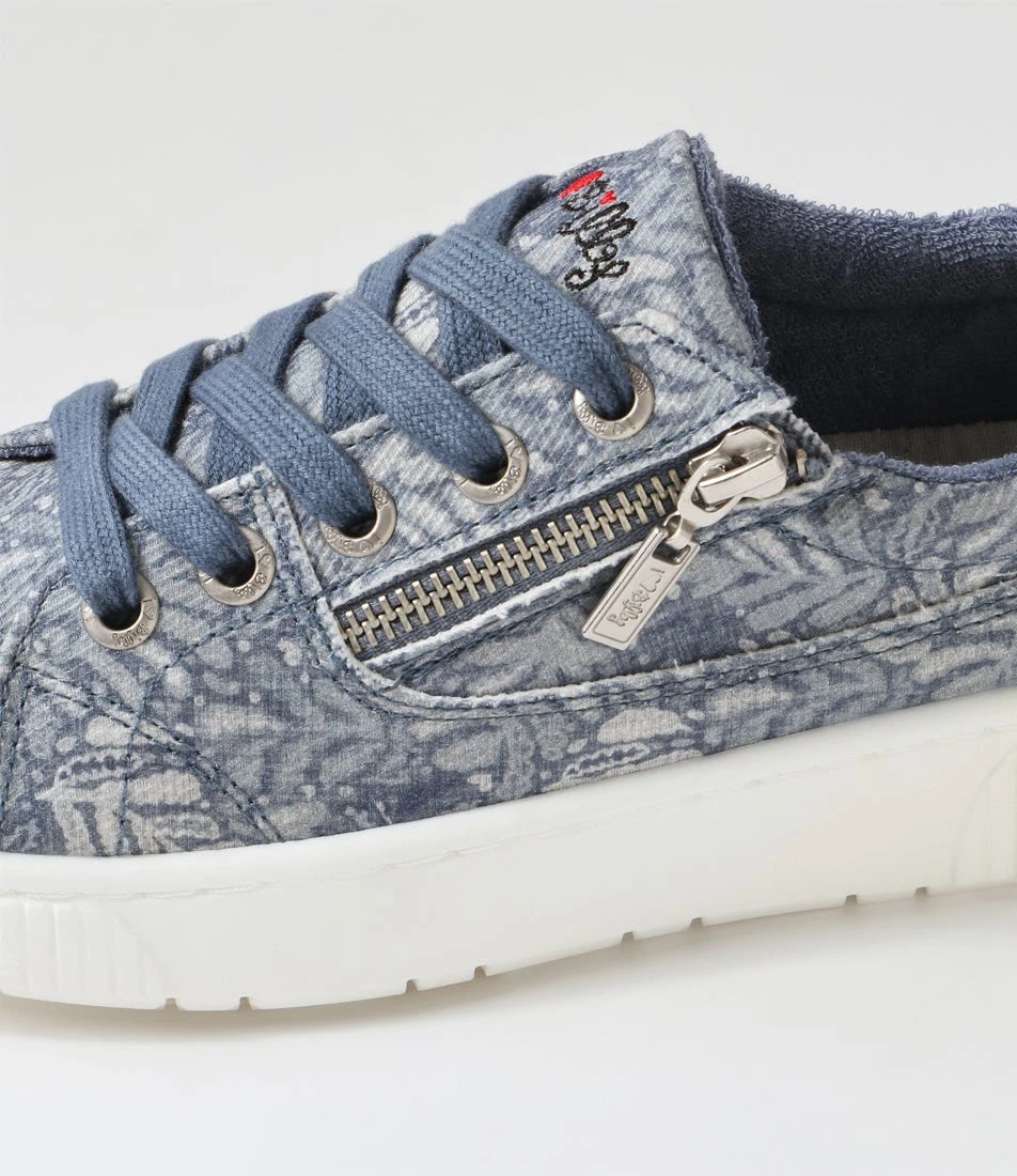 Izzar Denim Flower Recycled Canvas Sneakers 7 Izzar Denim Flower Recycled Canvas Sneakers - Image 5