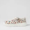 Izzar Flower Power Recycled Canvas Sneakers -Lynx Shoes Shop IL11880WQIC2 2