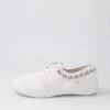 Miley White Canvas Sneakers -Lynx Shoes Shop IL11882WHICA 2