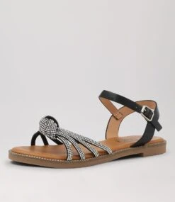 Aimie Black Multi Sandals -Lynx Shoes Shop IL11888BLAHG 3