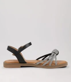 Aimie Black Multi Sandals -Lynx Shoes Shop IL11888BLAHG 4