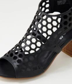 Bettee Black Sandals -Lynx Shoes Shop IL11895BLASM 6