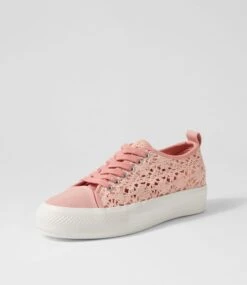 Denna Blush Fabric Sneakers -Lynx Shoes Shop IL11898P00FA 3