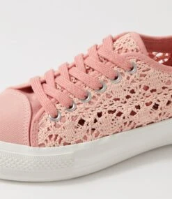 Denna Blush Fabric Sneakers -Lynx Shoes Shop IL11898P00FA 6