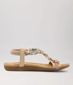 Frose Beige Multi Sandals -Lynx Shoes Shop IL11914N03HG 4