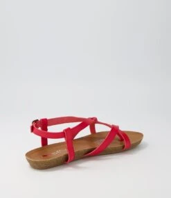 Ginnie Red Sandals -Lynx Shoes Shop IL11916REDSM 4