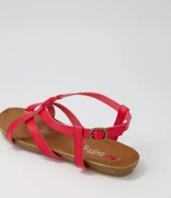 Ginnie Red Sandals -Lynx Shoes Shop IL11916REDSM 6