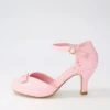 Moore Pink Patent Pu Heels 2 Moore Pink Patent Pu Heels -Lynx Shoes Shop IL11930PINUU 2