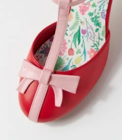 Mexie Red Pale Pink Heels -Lynx Shoes Shop IL11931RYNSM 5