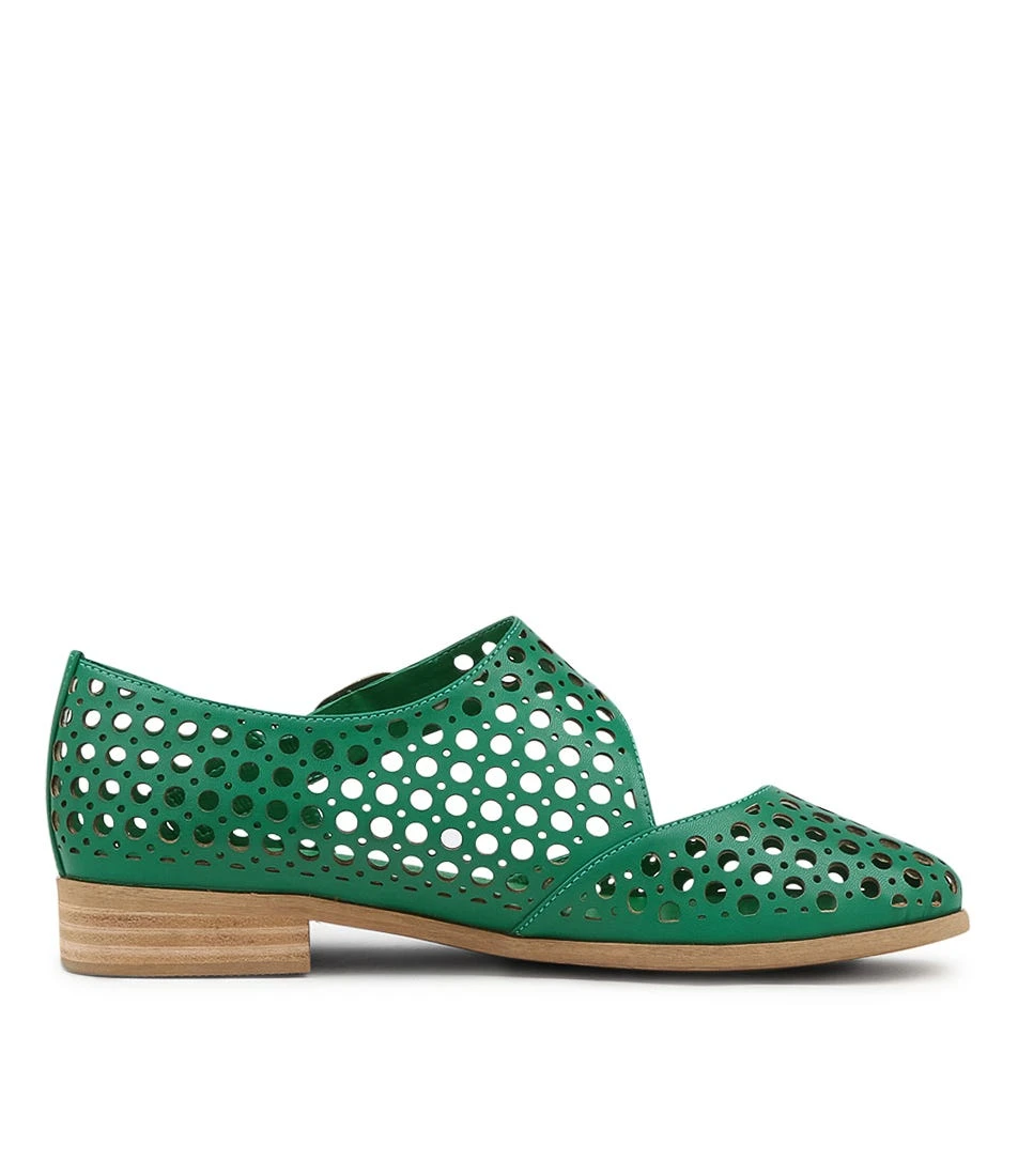 Qixen Green Flat Shoes 6 Qixen Green Flat Shoes - Image 4