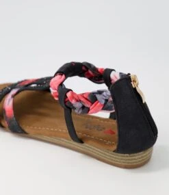 Skitter Black Multi Sandals -Lynx Shoes Shop IL11943BLAHG 6