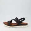 Akin Black Sandals -Lynx Shoes Shop IL11967BLASM 2