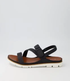 Akin Black Sandals