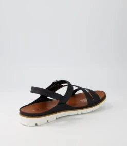 Akin Black Sandals -Lynx Shoes Shop IL11967BLASM 4