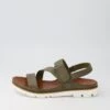 Akin Khaki Sandals -Lynx Shoes Shop IL11967H48SM 2
