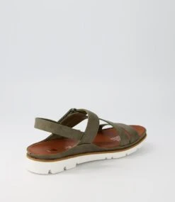 Akin Khaki Sandals -Lynx Shoes Shop IL11967H48SM 4