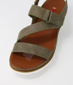 Akin Khaki Sandals -Lynx Shoes Shop IL11967H48SM 5