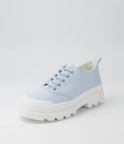 Ilysse Light Blue Canvas Sneakers -Lynx Shoes Shop IL11971JLKCA 3