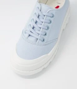 Ilysse Light Blue Canvas Sneakers -Lynx Shoes Shop IL11971JLKCA 5