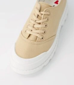 Ilysse Natural Canvas Sneakers -Lynx Shoes Shop IL11971NDJCA 5