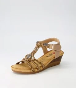 Shantzy Choc Multi Sandals -Lynx Shoes Shop IL11976E91HG 3