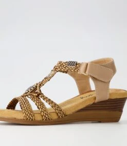 Shantzy Choc Multi Sandals -Lynx Shoes Shop IL11976E91HG 6