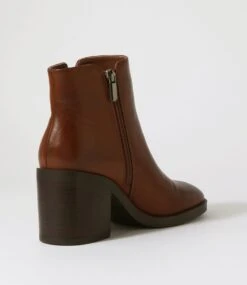 Bassko Cognac Ankle Boots -Lynx Shoes Shop IL11996T07SM 4