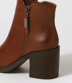 Bassko Cognac Ankle Boots -Lynx Shoes Shop IL11996T07SM 6