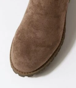 Ihola Taupe Microsuede Ankle Boots -Lynx Shoes Shop IL11998NGVMS 5