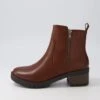 Rechie Cognac Ankle Boots -Lynx Shoes Shop IL11999T07SM 2