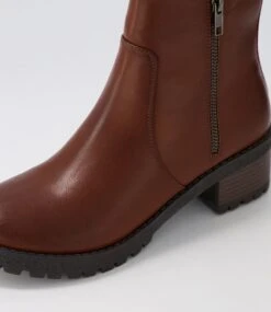 Rechie Cognac Ankle Boots 11 Rechie Cognac Ankle Boots -Lynx Shoes Shop IL11999T07SM 6