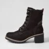 Carhet Black Multi Ankle Boots 1 Carhet Black Multi Ankle Boots -Lynx Shoes Shop IL12002BLAHG 2