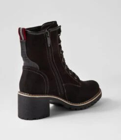 Carhet Black Multi Ankle Boots -Lynx Shoes Shop IL12002BLAHG 4