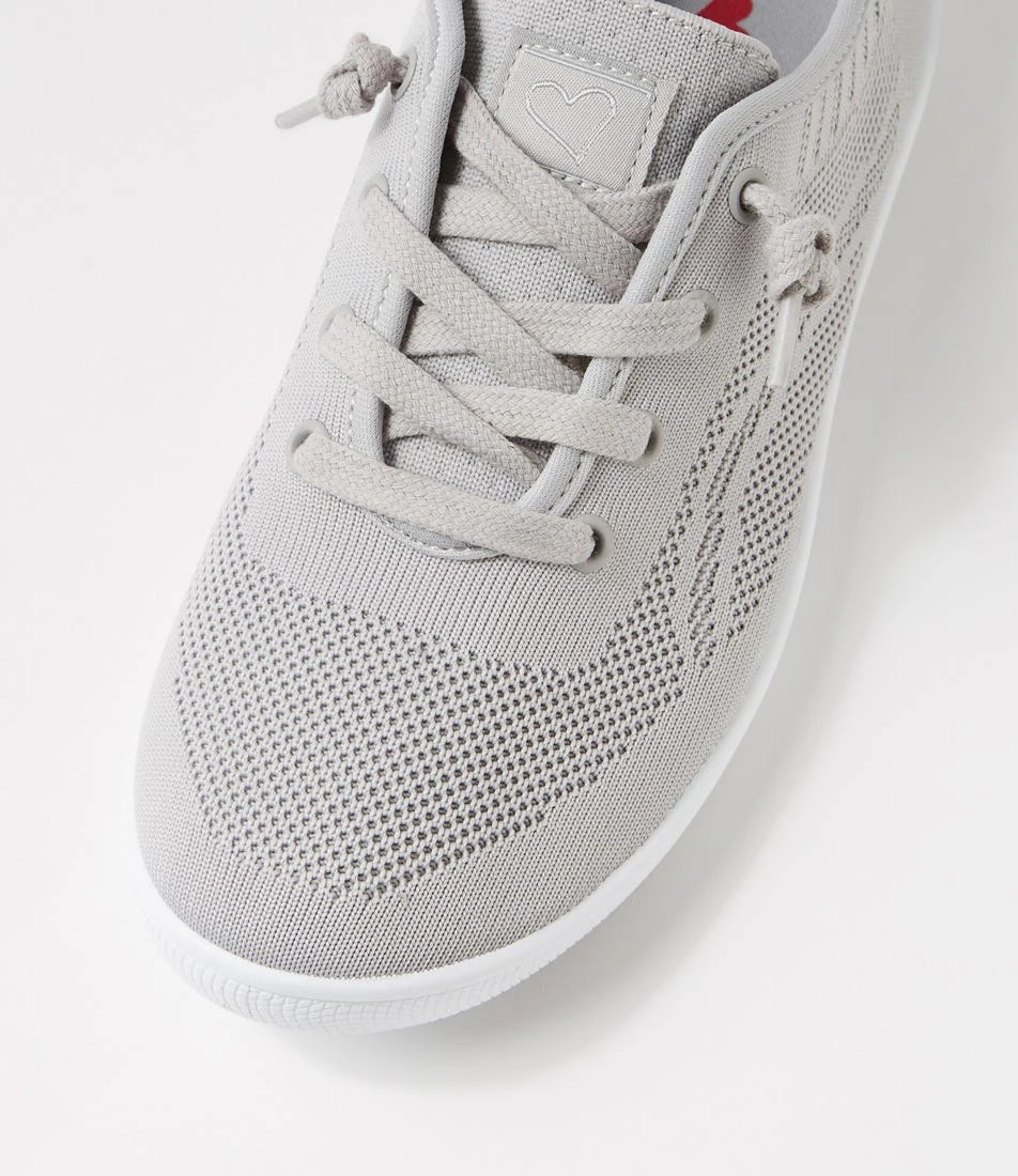 Malibu Grey Silver Knit Sneakers 6 Malibu Grey Silver Knit Sneakers - Image 4