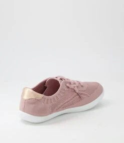 Malibu Dusty Rose Knit Sneakers 9 Malibu Dusty Rose Knit Sneakers -Lynx Shoes Shop IL12012P1ESS 4