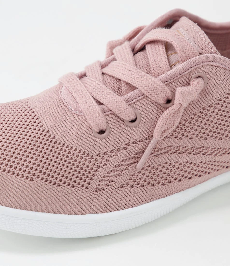 Malibu Dusty Rose Knit Sneakers 7 Malibu Dusty Rose Knit Sneakers - Image 5