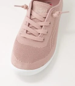 Malibu Dusty Rose Gold Knit Sneakers -Lynx Shoes Shop IL12012QIASS 5