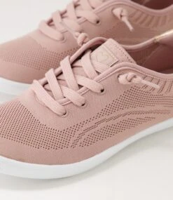 Malibu Dusty Rose Gold Knit Sneakers -Lynx Shoes Shop IL12012QIASS 6