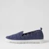 Uppie Dark Blue Microsuede Sneakers 1 Uppie Dark Blue Microsuede Sneakers -Lynx Shoes Shop IL12017DGPMS 2