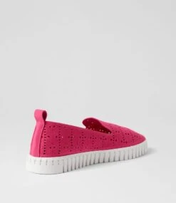 Uppie Fuchsia Microsuede Sneakers -Lynx Shoes Shop IL12017P22MS 4
