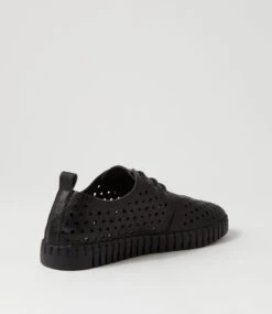 Usho Black Cut Out Sneakers 9 Usho Black Cut Out Sneakers -Lynx Shoes Shop IL12018BLASM 4