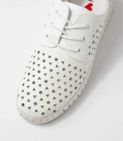 Usho White Sneakers 10 Usho White Sneakers -Lynx Shoes Shop IL12018WHISM 5