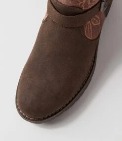 Callage Brown Mix Knee High Boots 10 Callage Brown Mix Knee High Boots -Lynx Shoes Shop IL12024BROEX 5