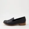 Helska Black Flat Shoes -Lynx Shoes Shop IL12029BLASM 2