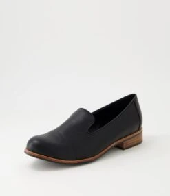 Helska Black Flat Shoes -Lynx Shoes Shop IL12029BLASM 3