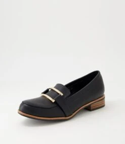 Hisho Black Loafers -Lynx Shoes Shop IL12030BLASM 3